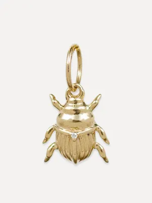 14K Scarab Charm