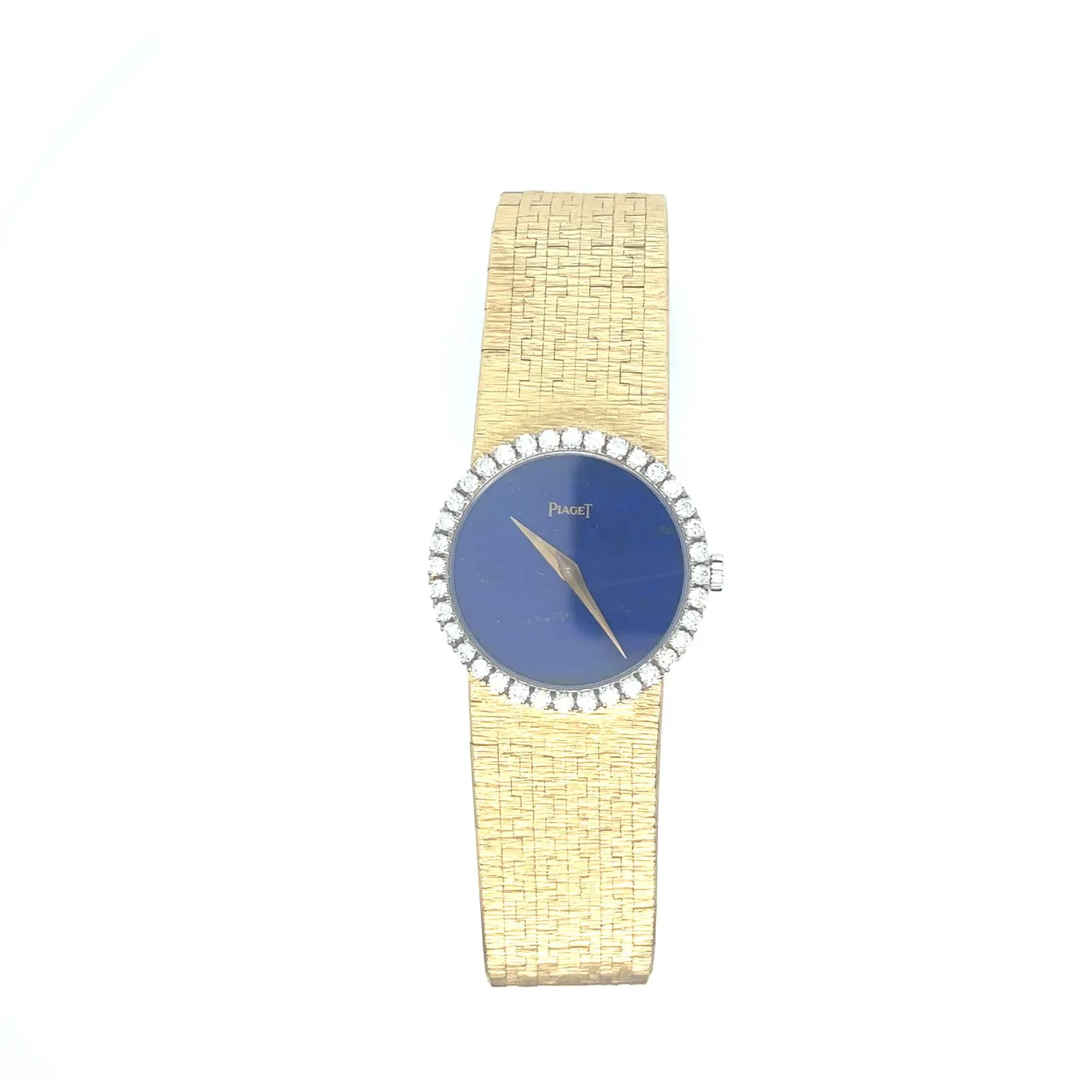 18kt Gold Piaget Reference 9706 Lapis Dial