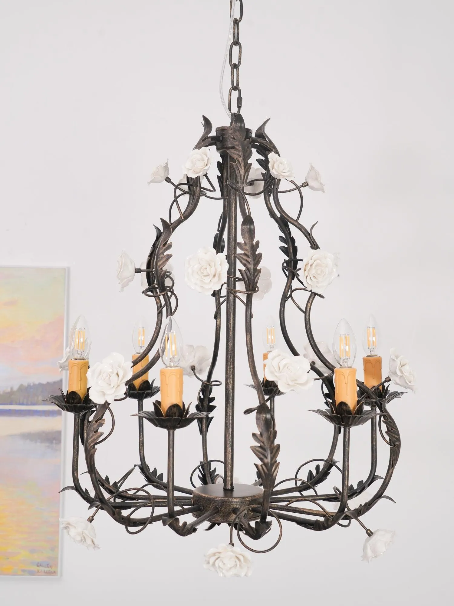 Ainsley Flower Chandelier