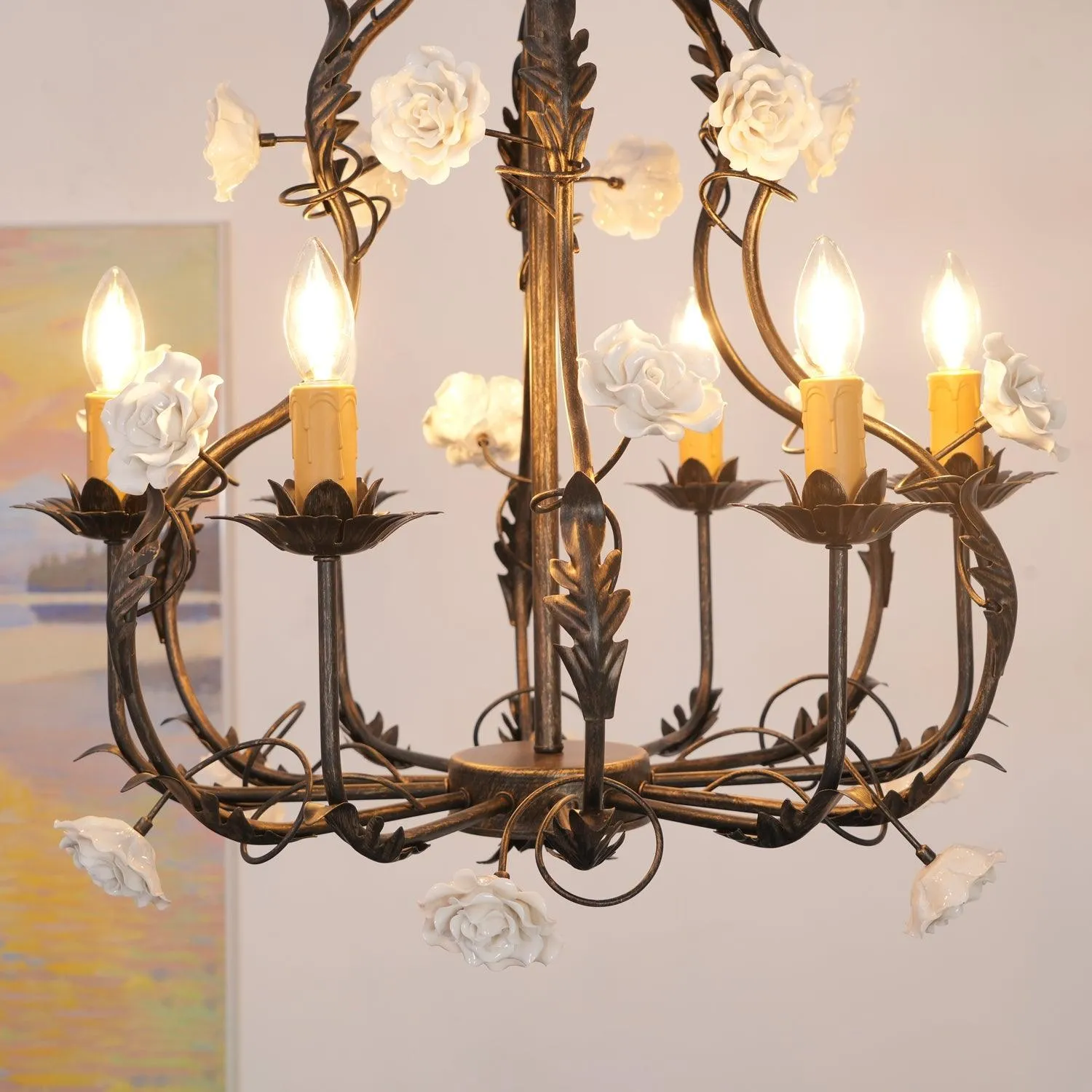 Ainsley Flower Chandelier