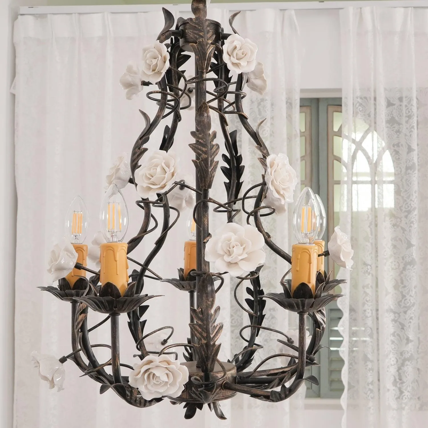 Ainsley Flower Chandelier