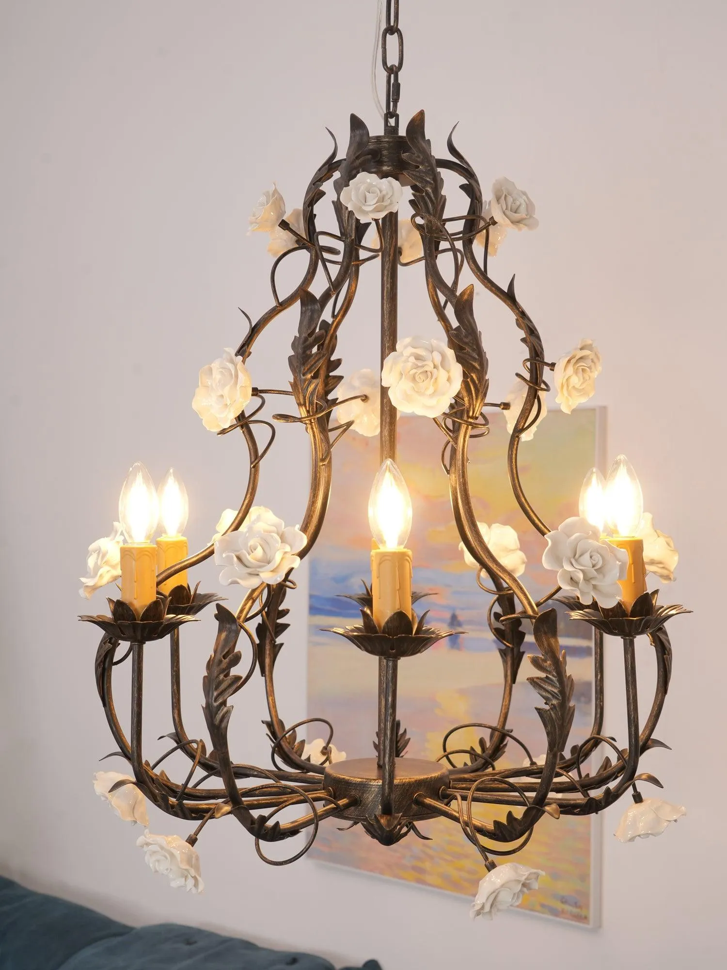 Ainsley Flower Chandelier