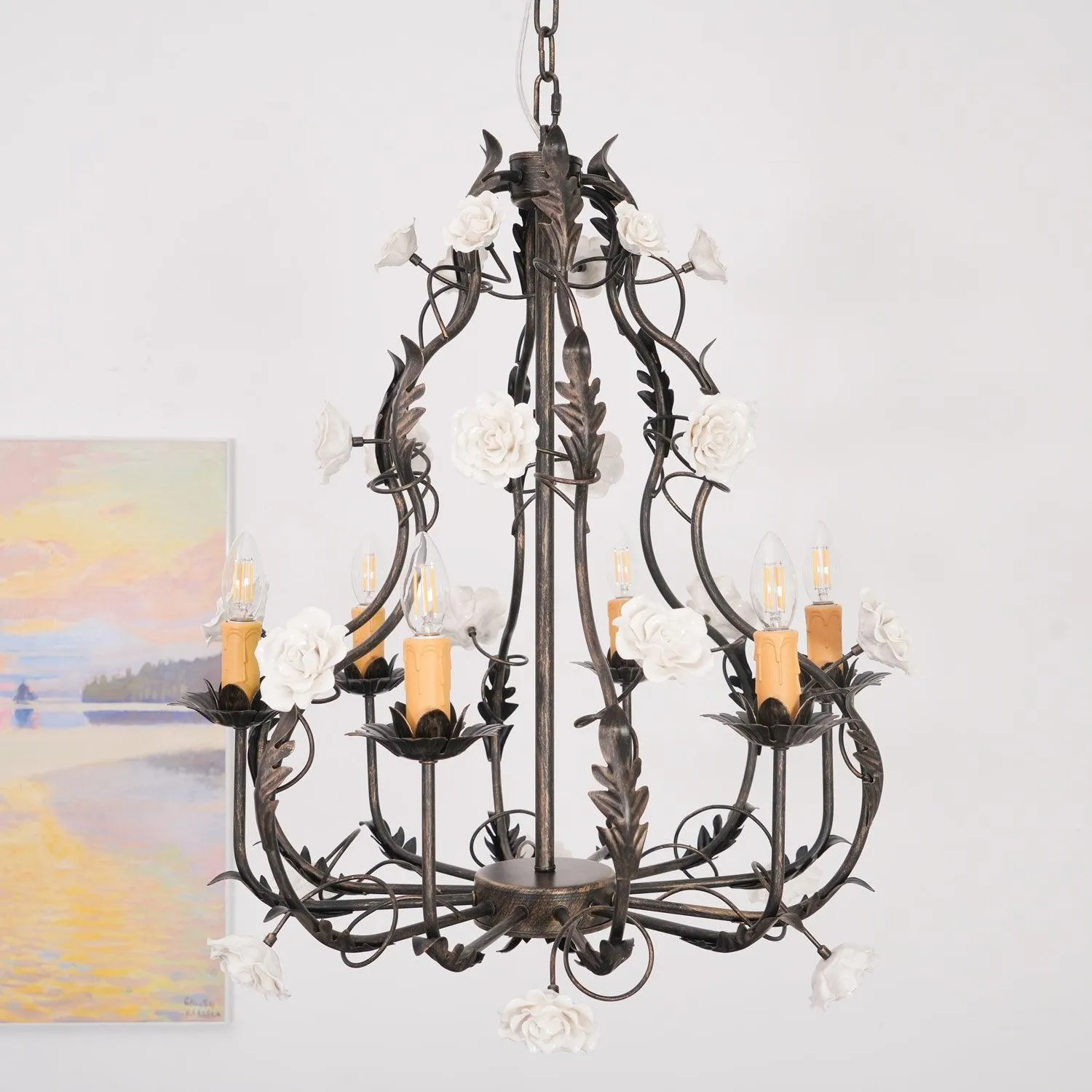 Ainsley Flower Chandelier