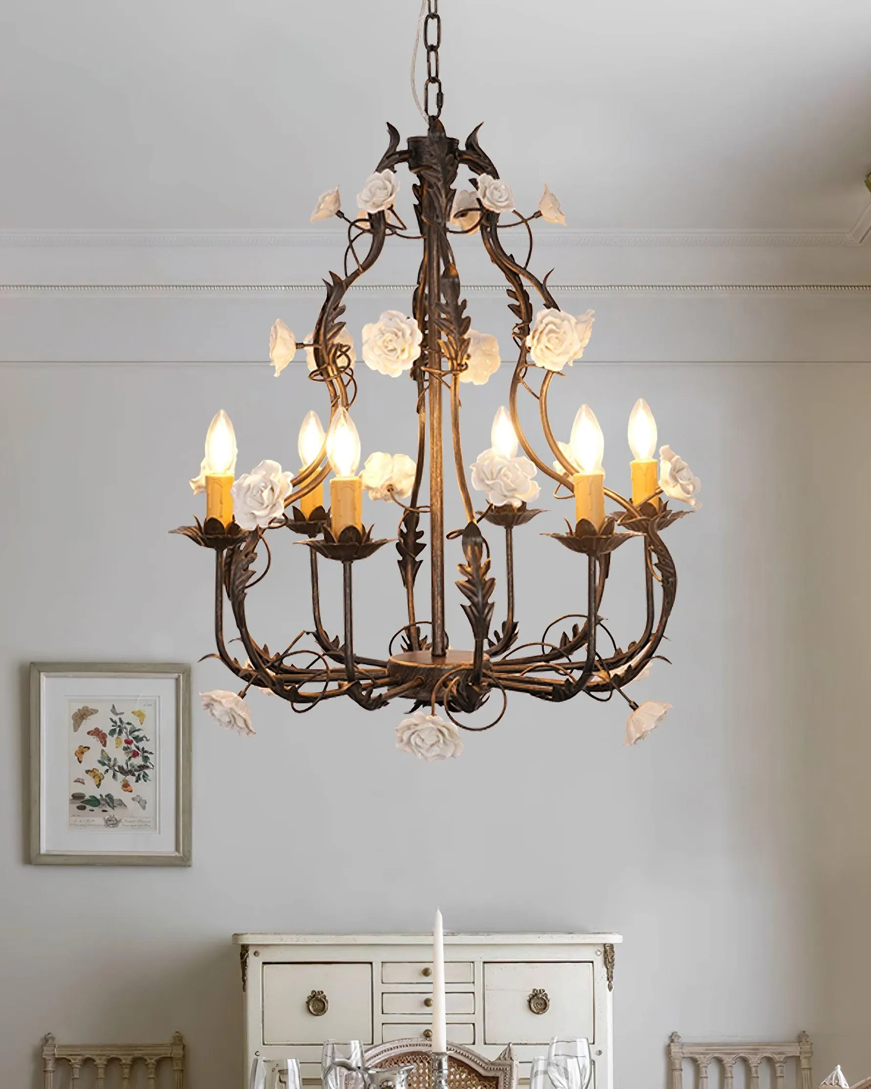 Ainsley Flower Chandelier