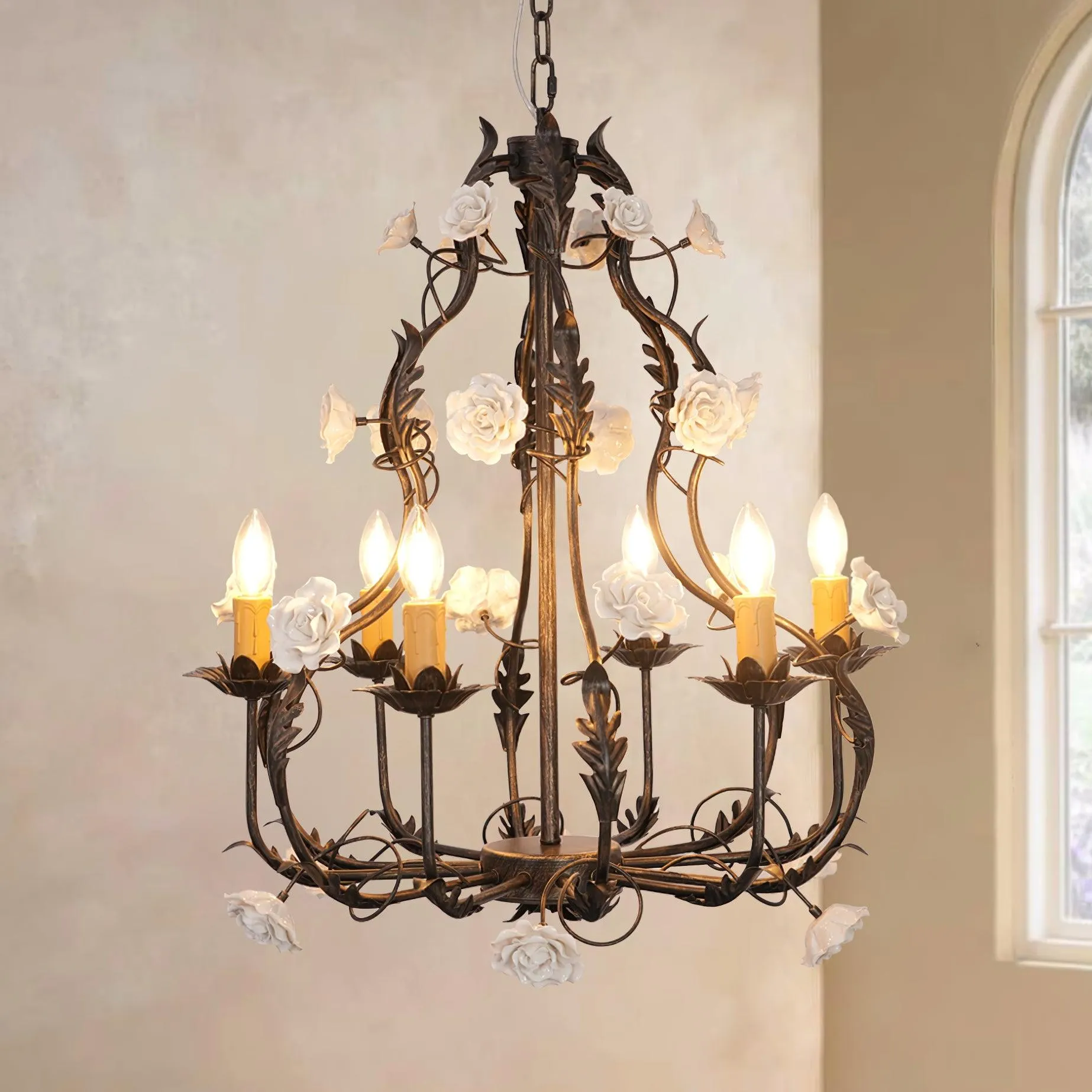 Ainsley Flower Chandelier