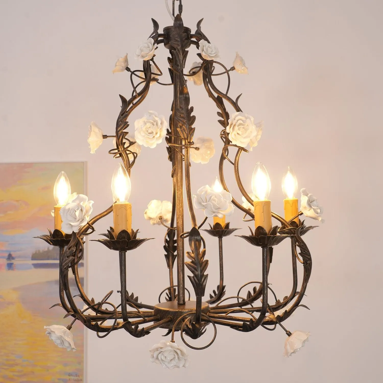 Ainsley Flower Chandelier