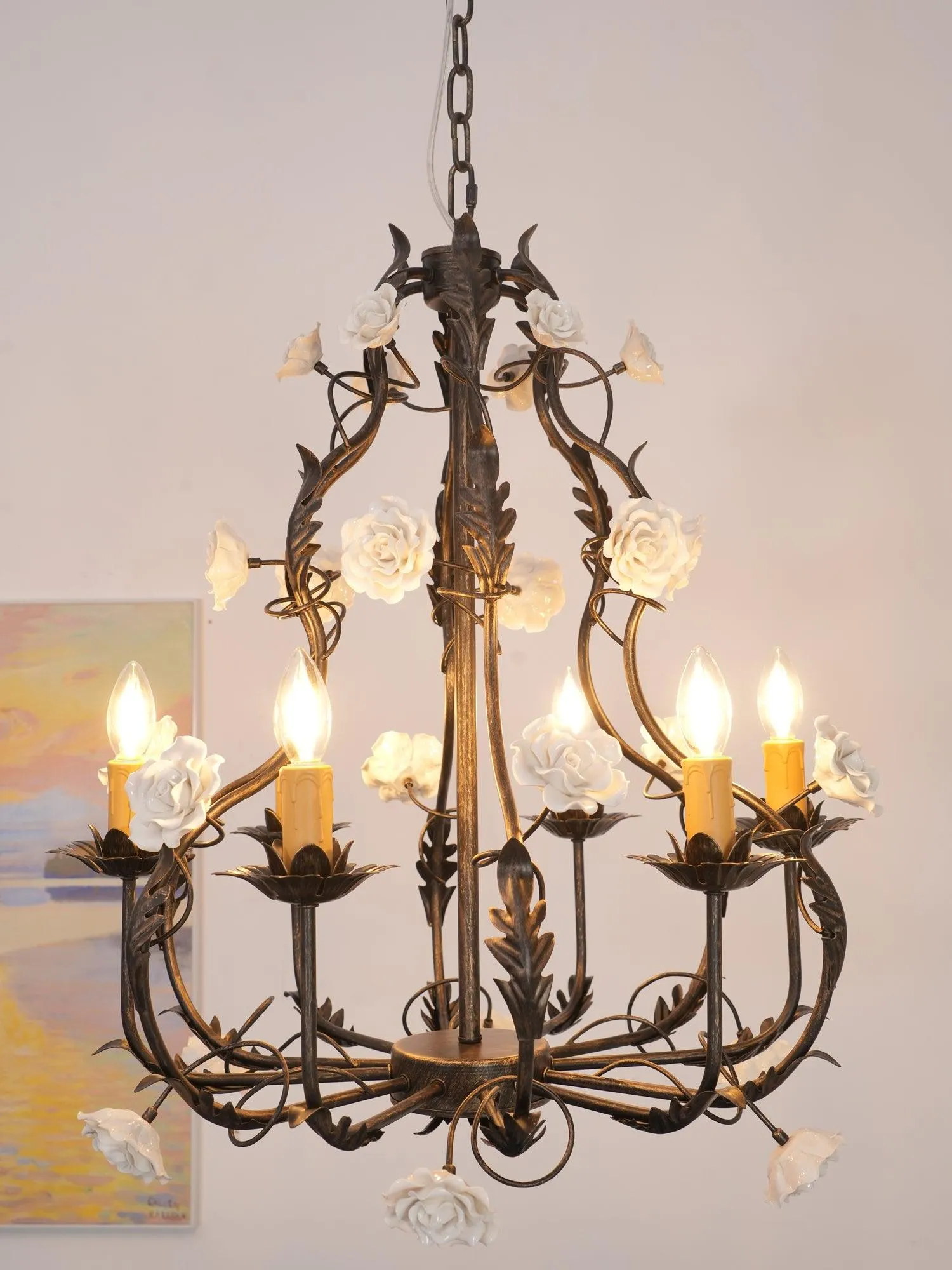 Ainsley Flower Chandelier