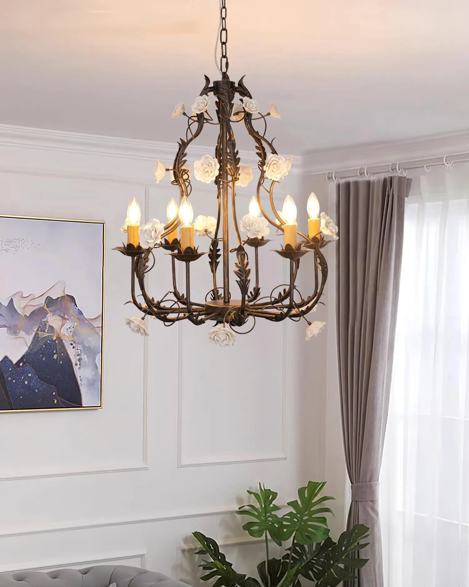 Ainsley Flower Chandelier