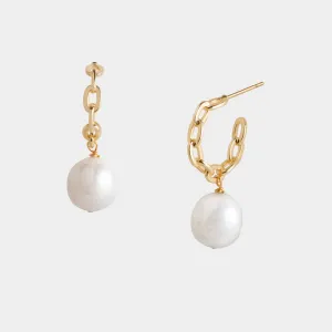 Aviana Pearl Earrings-D