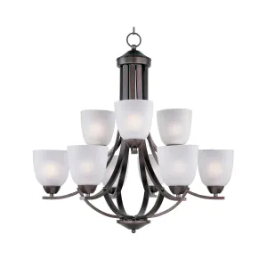 Axis 28 in. 9 Lights Chandelier Oil-Rubbed Bronze Finish