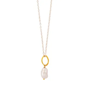 Baroque Pearl Orbit Necklace