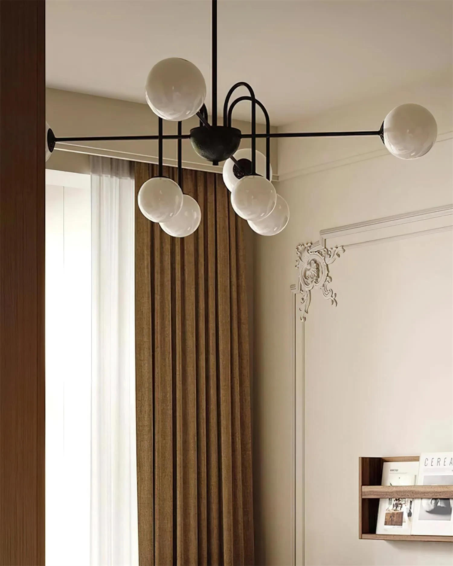 Black Doris Chandelier