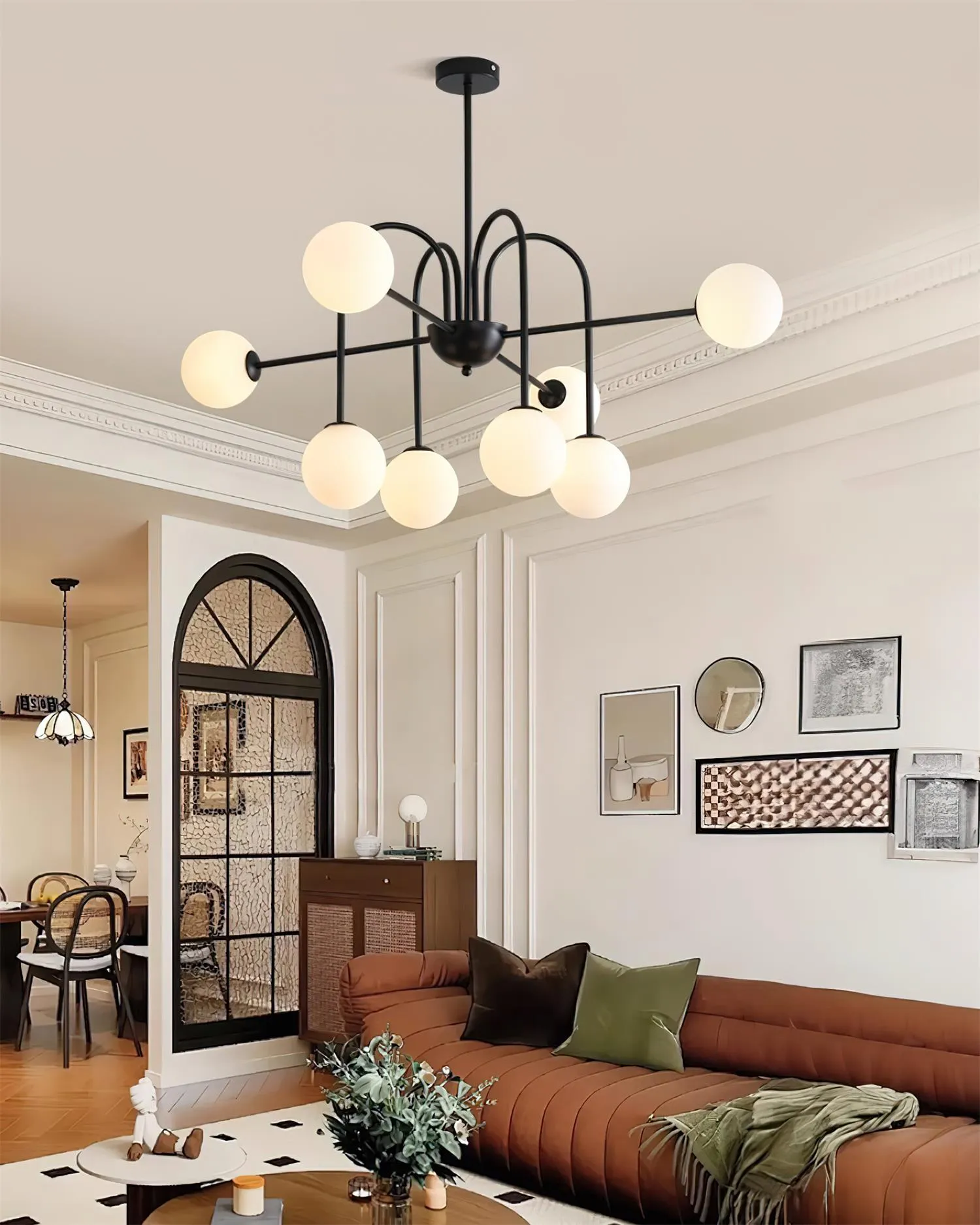 Black Doris Chandelier