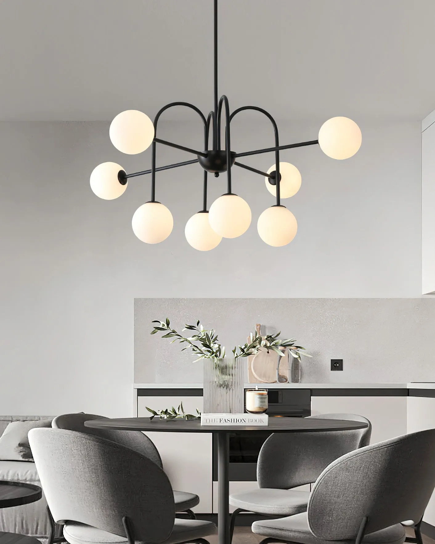 Black Doris Chandelier