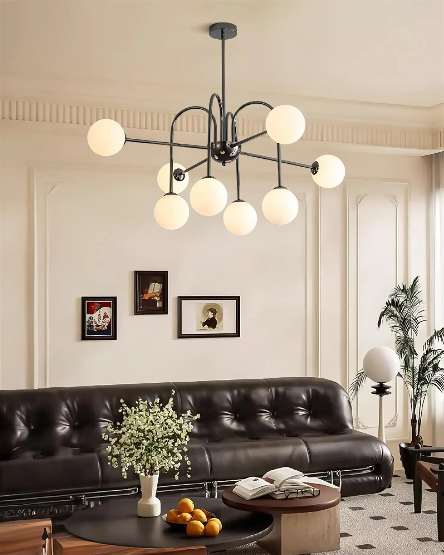 Black Doris Chandelier