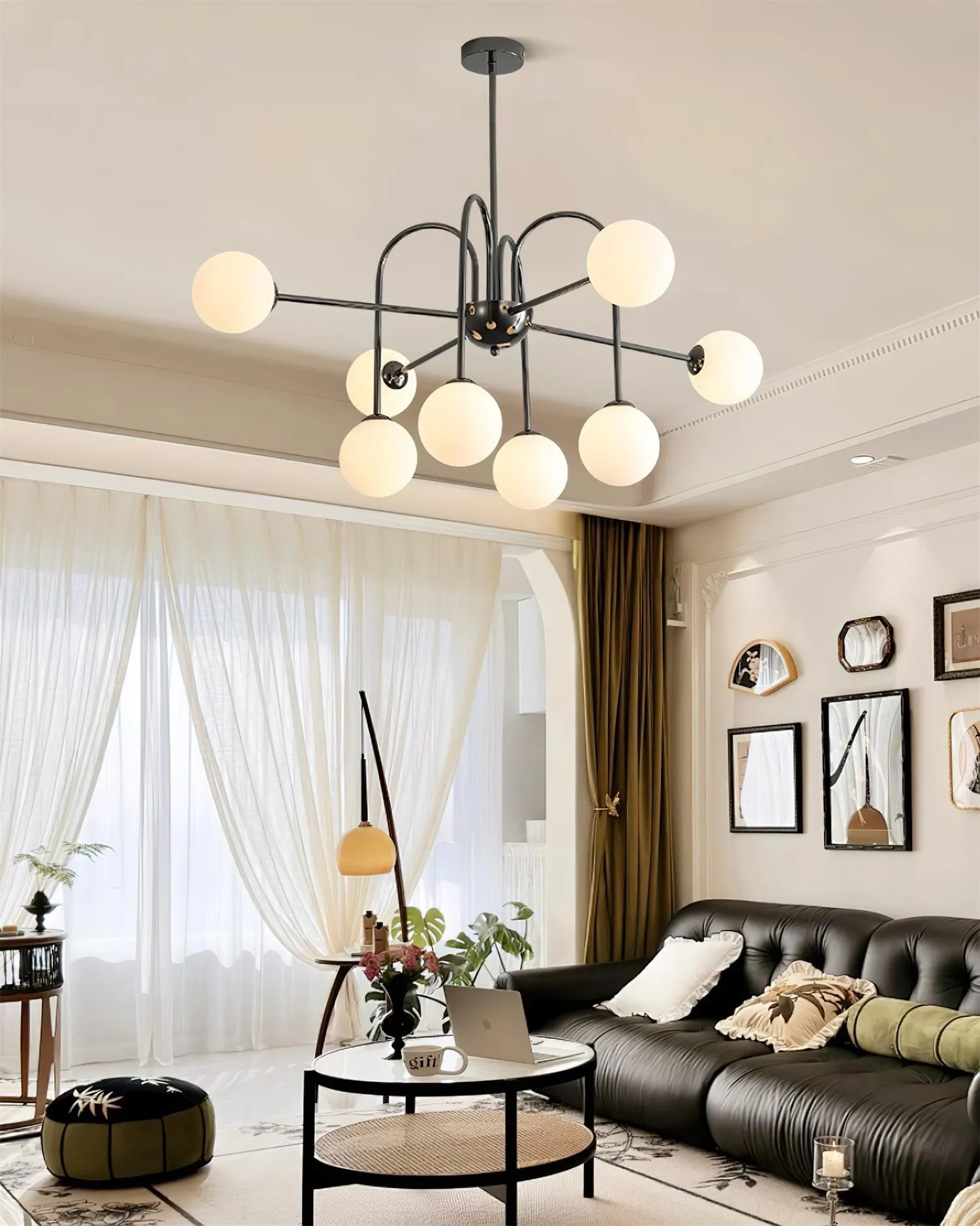 Black Doris Chandelier