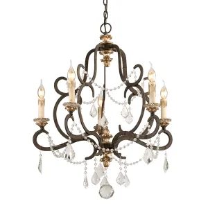 BORDEAUX 5LT CHANDELIER SMALL