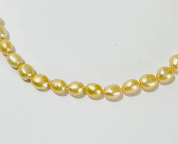 Champagne Pearl Necklace 1 (PO21)