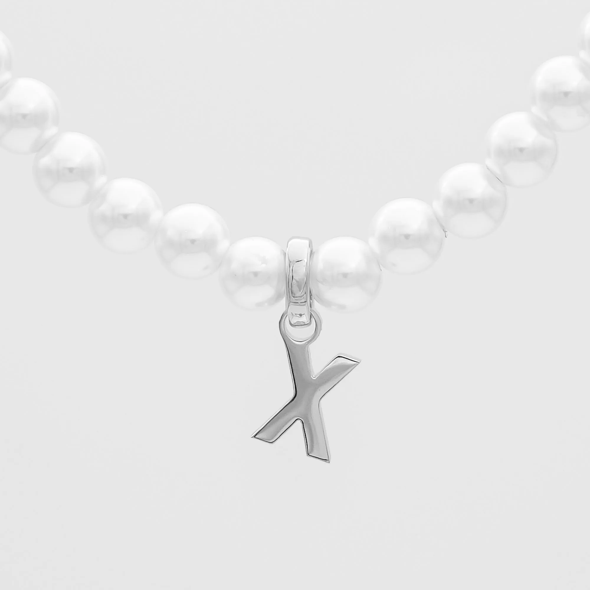 Classic Pearl Initial Necklace