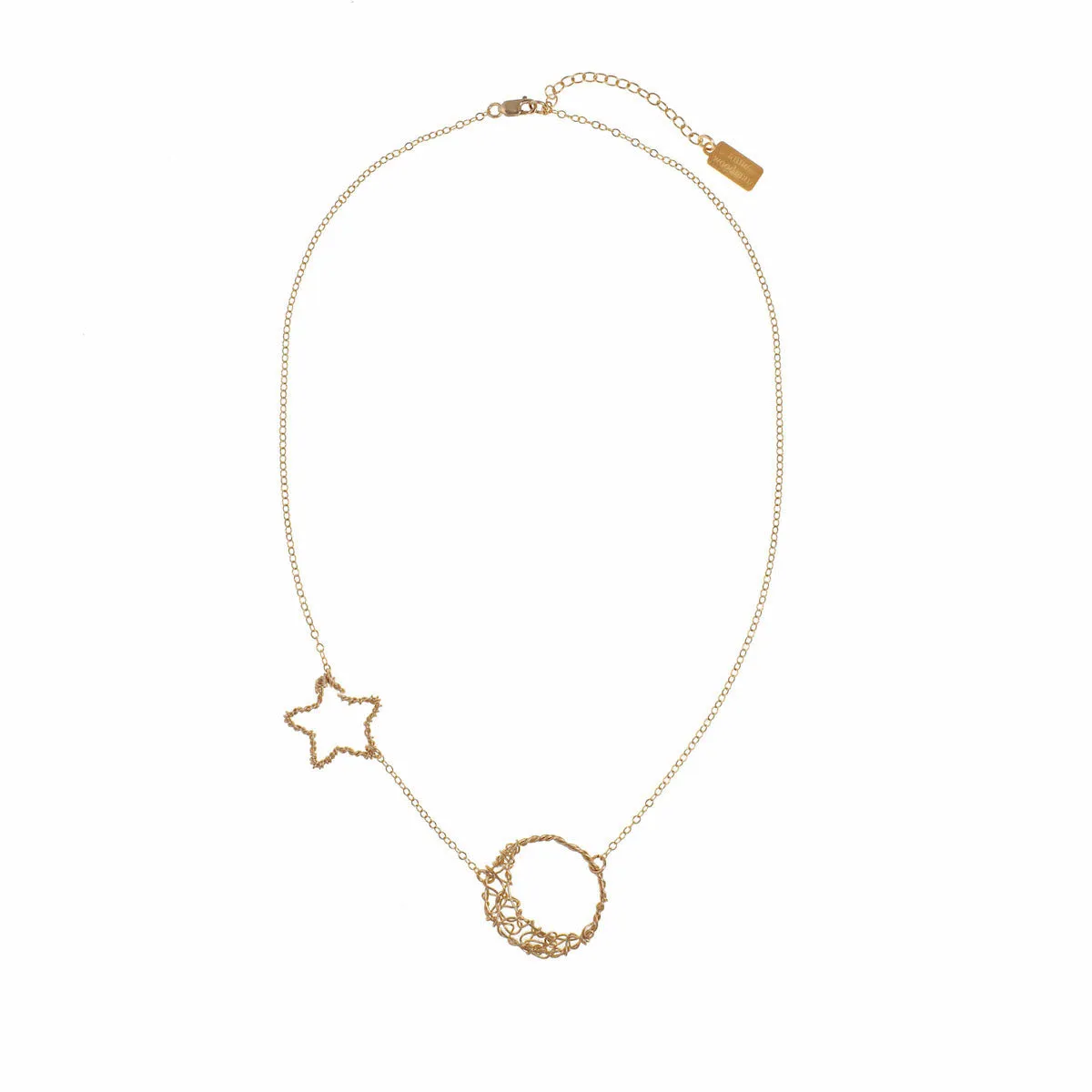 Crescent Moon & Star Necklace