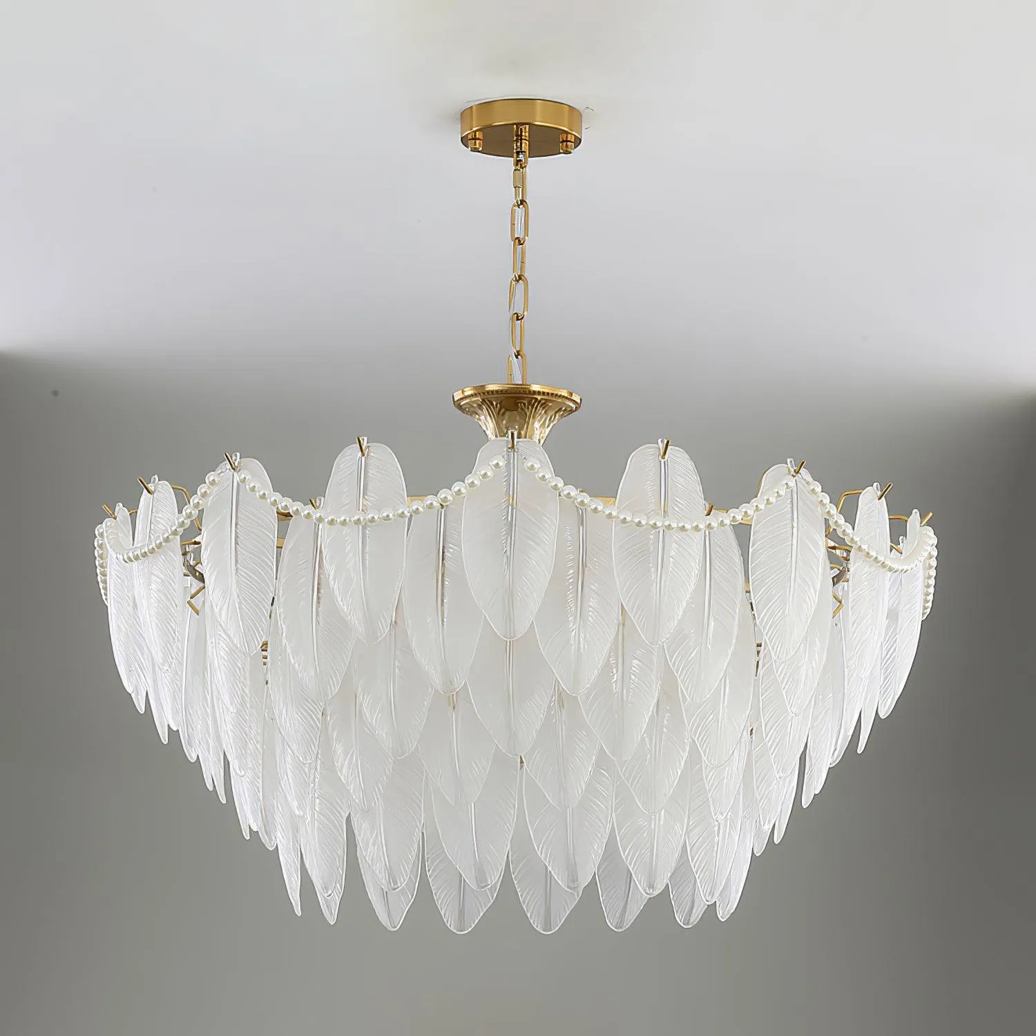 Crystal Feather Chandeliers