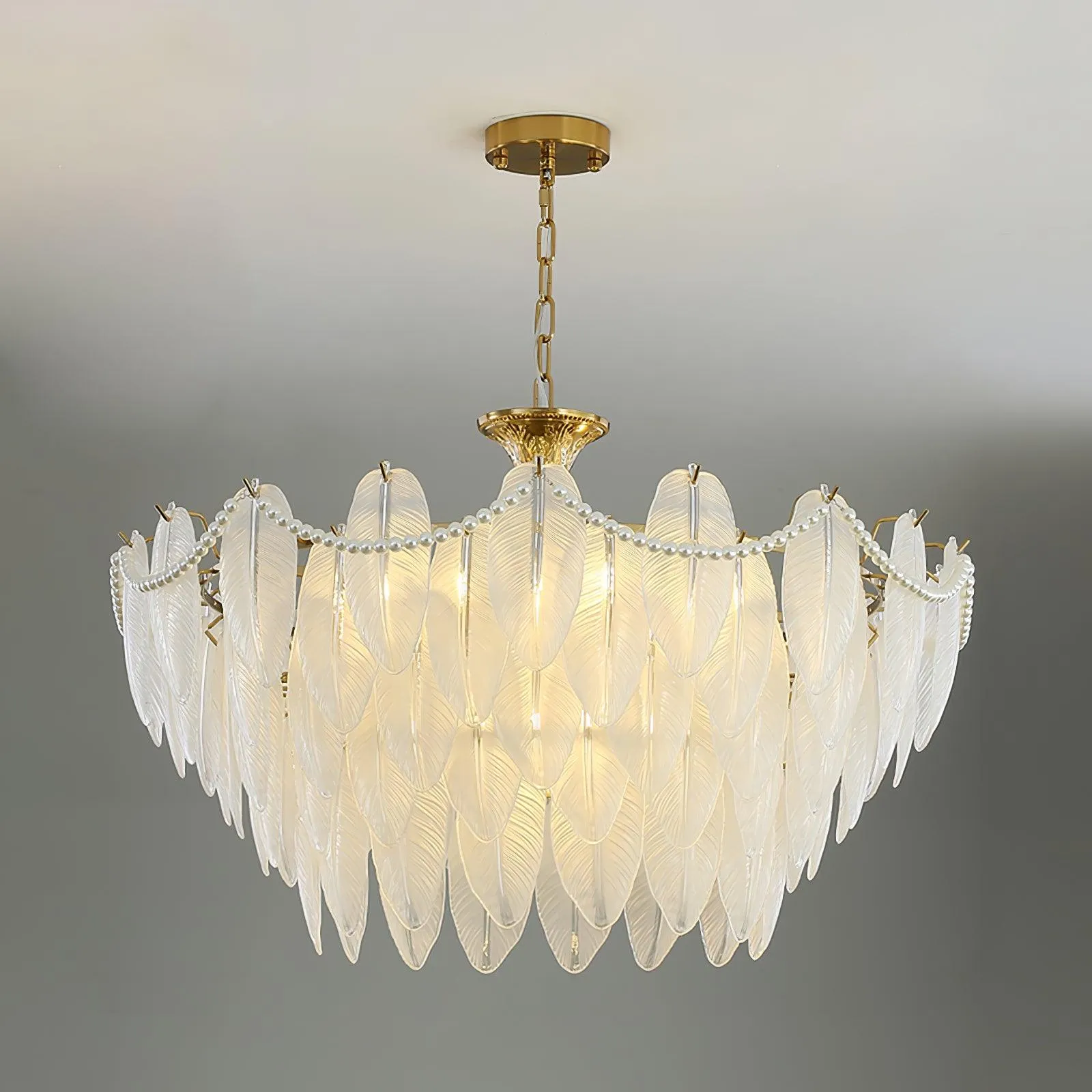 Crystal Feather Chandeliers