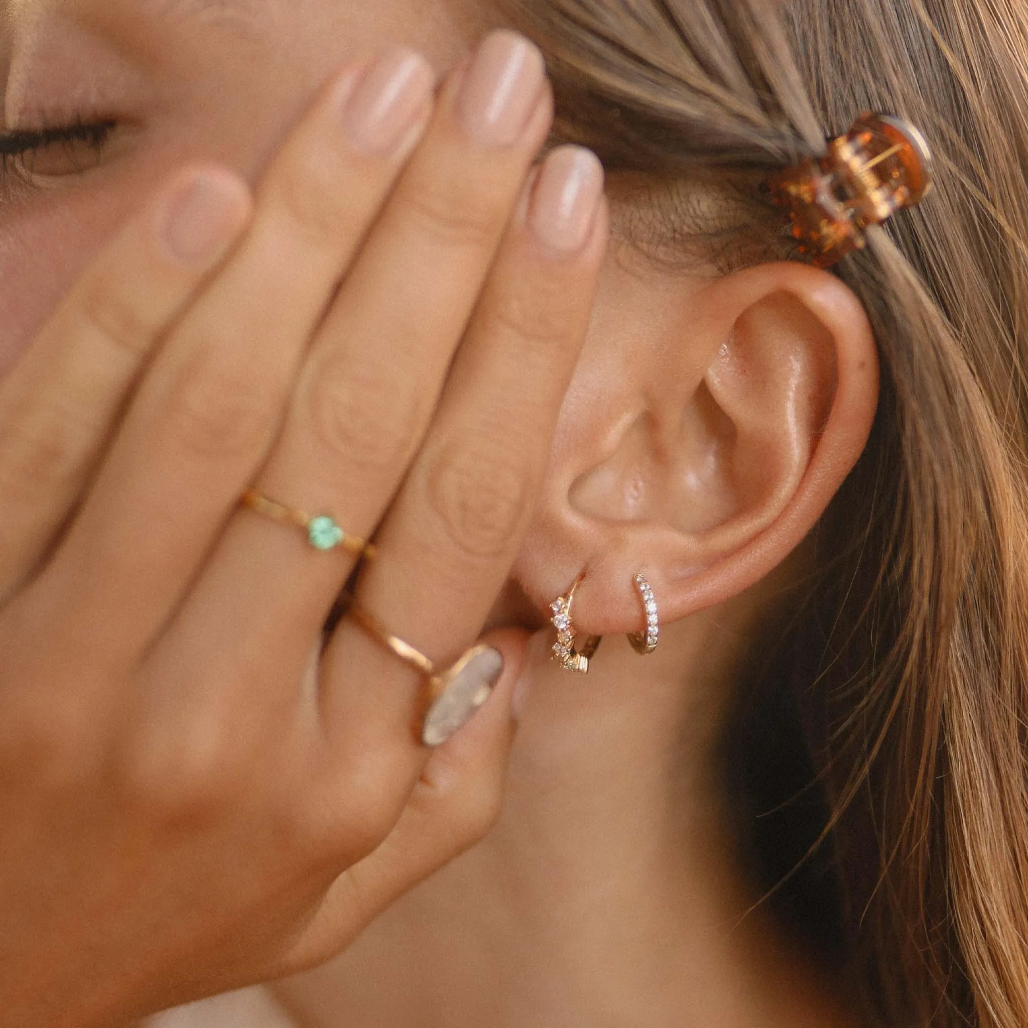 Dainty 'Cetus' Hoop Earrings