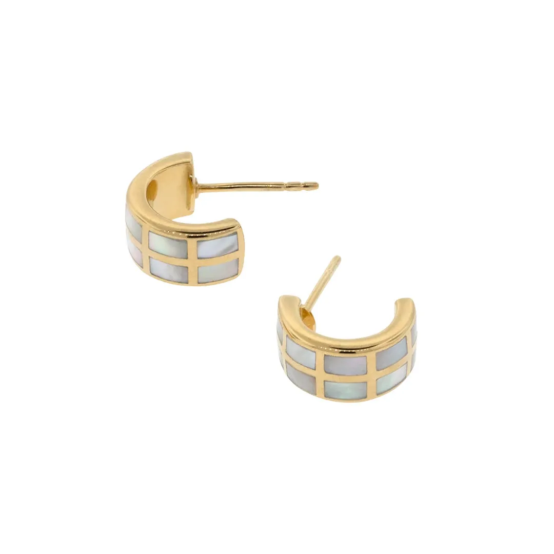 Dash Climber Gemstone 18K Gold Vermeil Sterling Silver Earrings