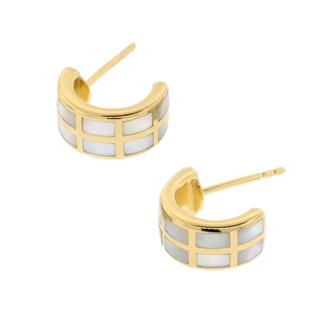 Dash Climber Gemstone 18K Gold Vermeil Sterling Silver Earrings