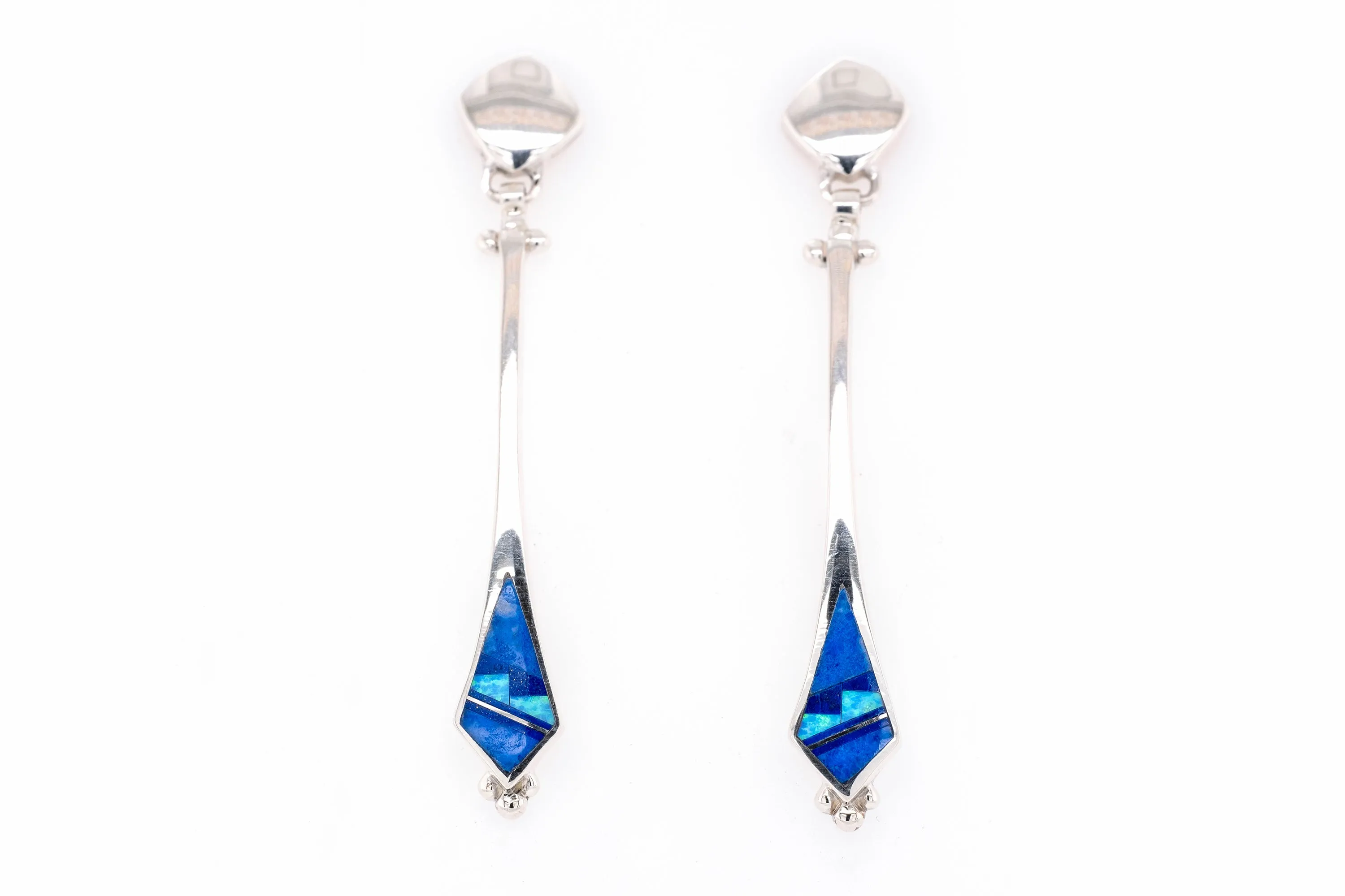 David Rosales Long Blue Sky Earrings