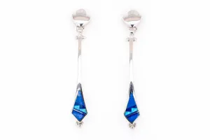 David Rosales Long Blue Sky Earrings