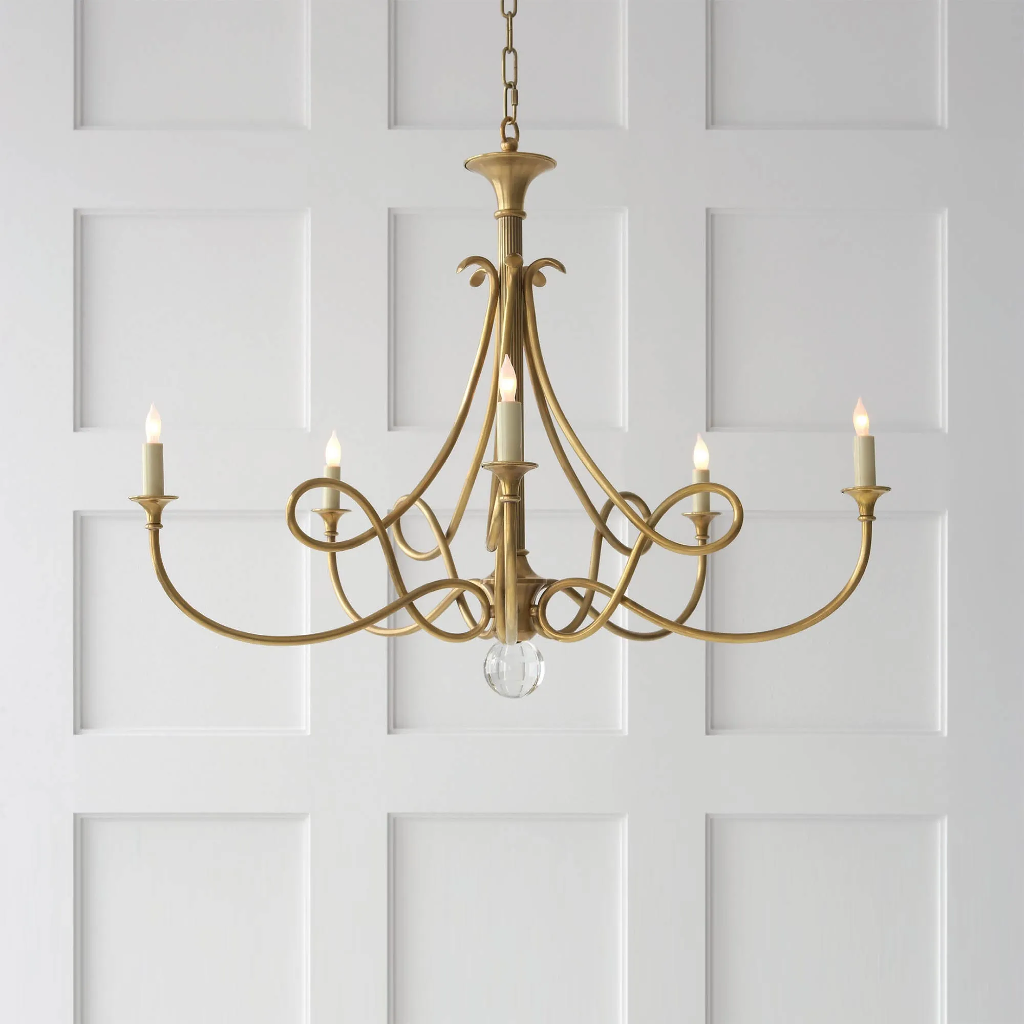 Double Twist Chandelier