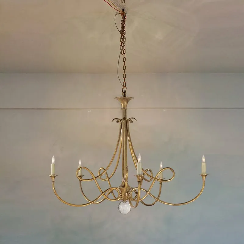 Double Twist Chandelier