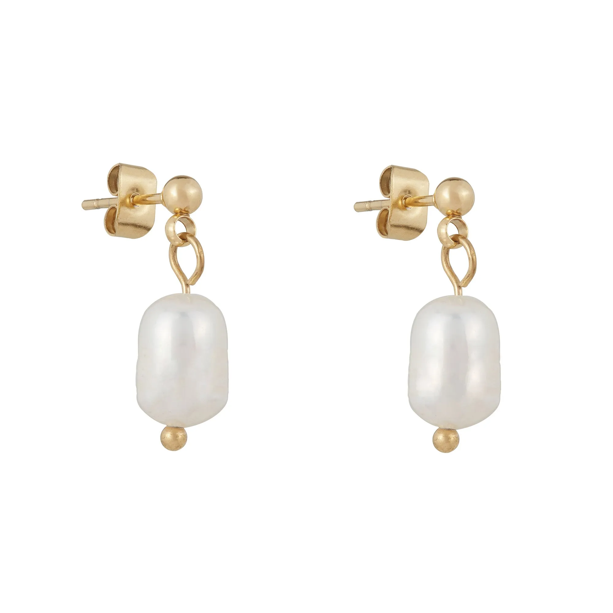 Elegant Pearl Stud Earrings