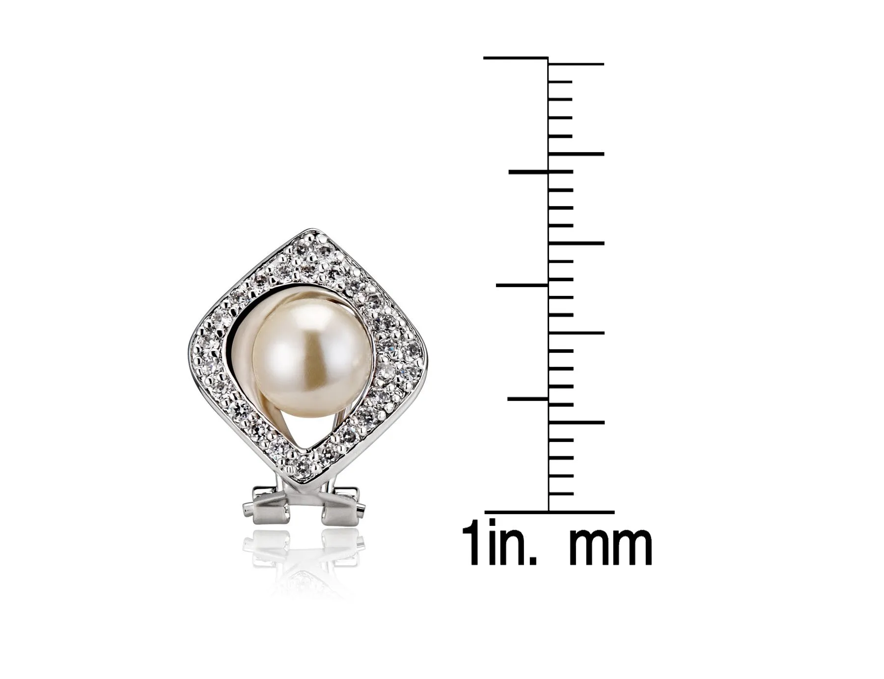 Estelle freshwater Pearl Square Shape Earrings