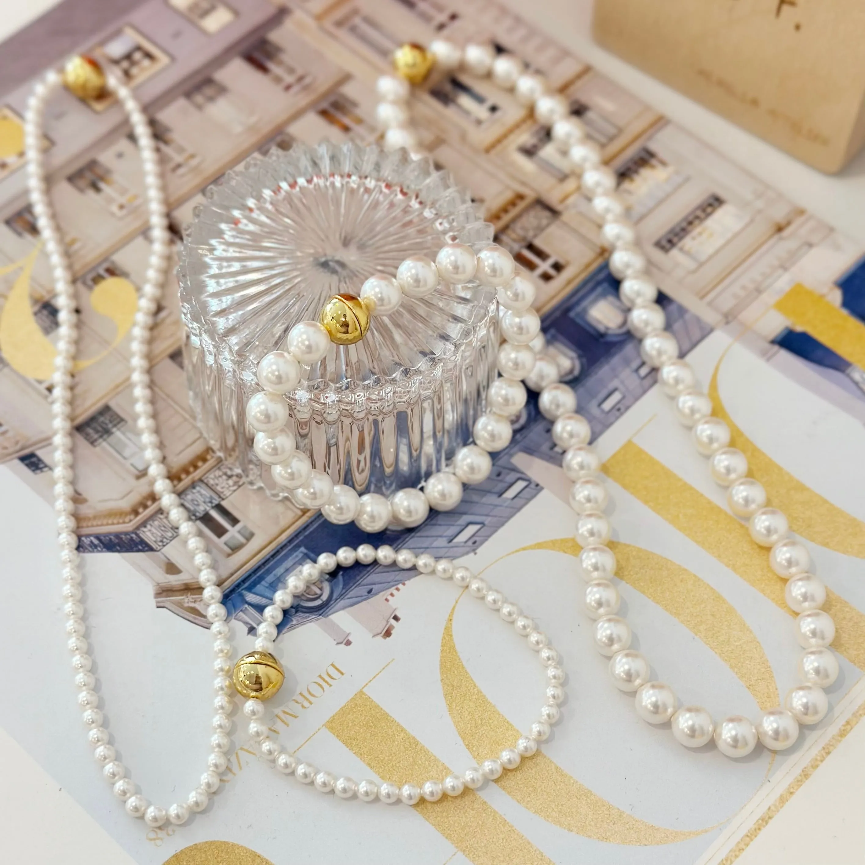 Evangeline 4mm Pearl Necklace