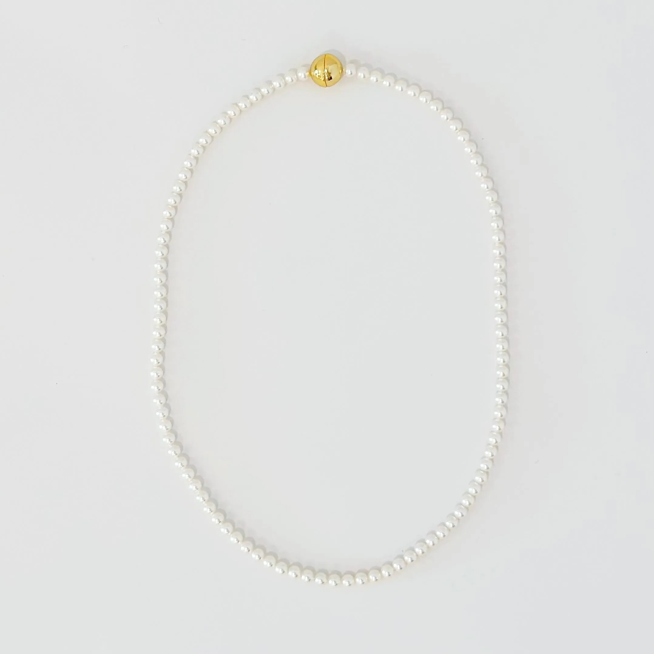 Evangeline 4mm Pearl Necklace