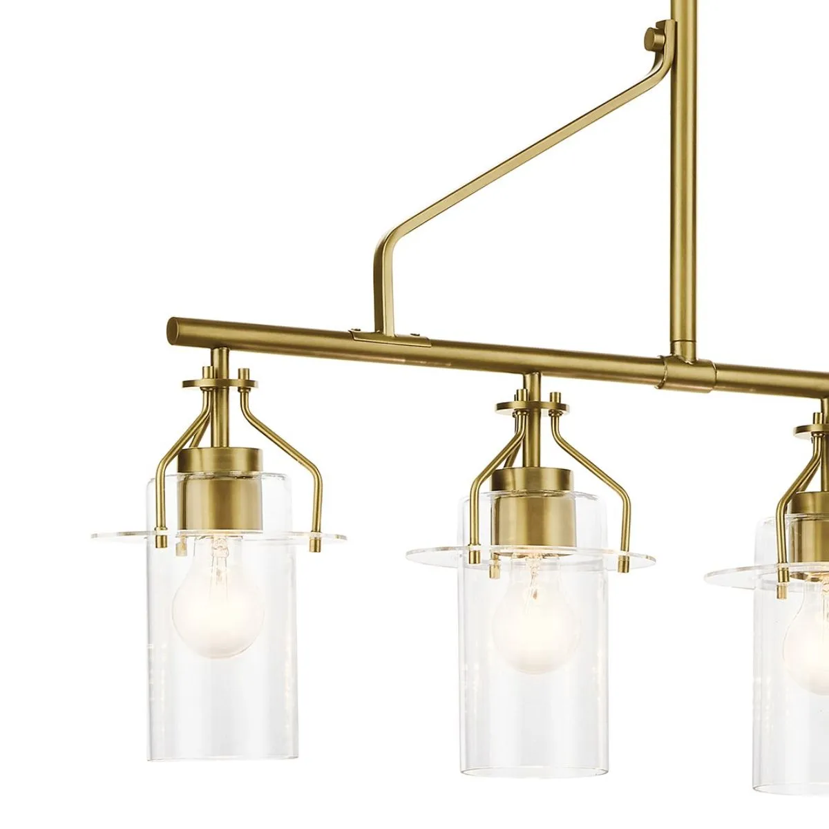 Everett 42 in. 5 Lights Chandelier Brushed Brass finish