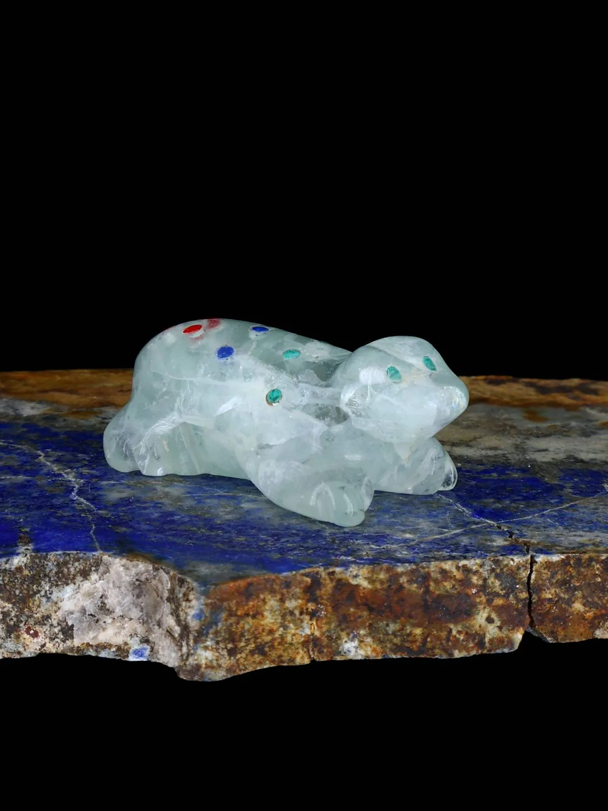 Fluorite Frog Zuni Fetish