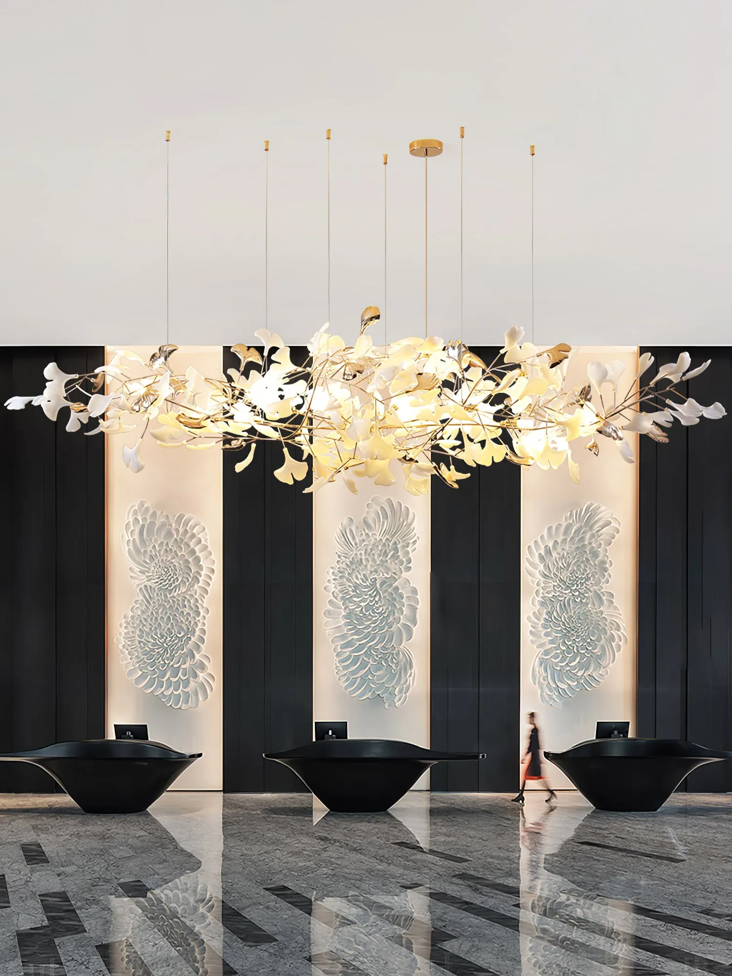 Ginkgo Cloud Chandelier