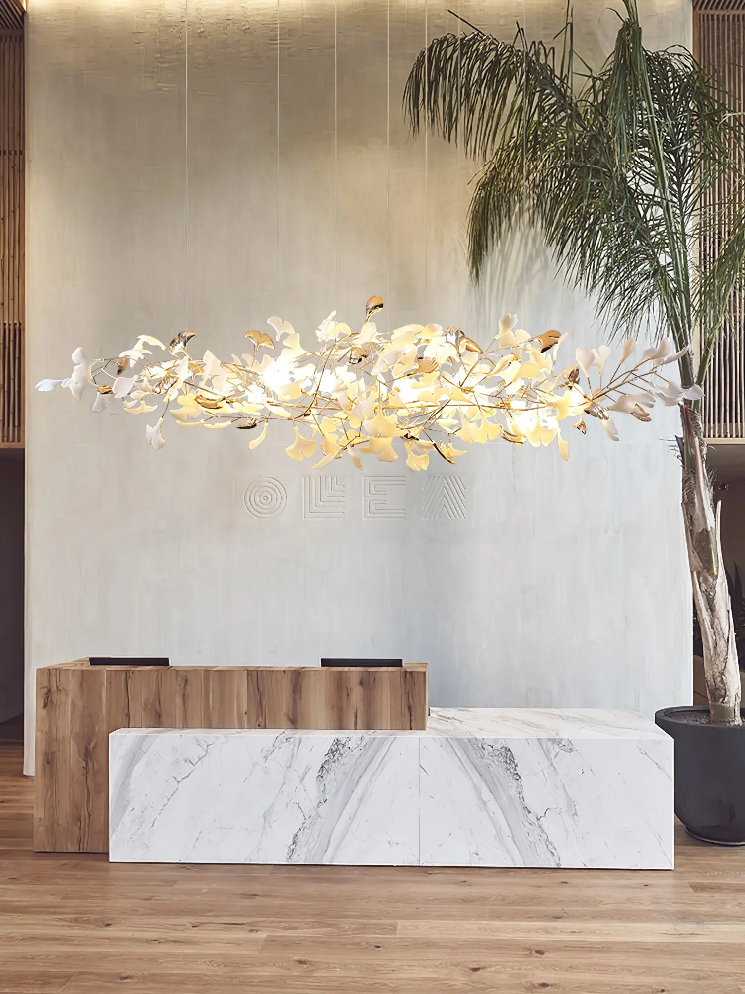 Ginkgo Cloud Chandelier