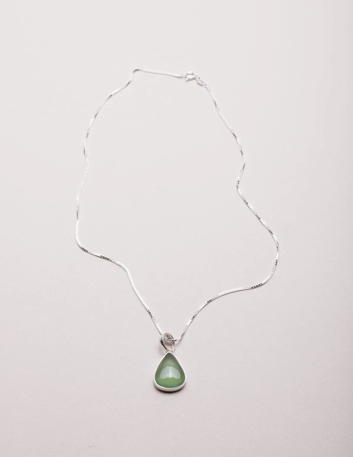 Green Jade Pendant Necklace