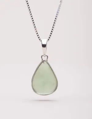 Green Jade Pendant Necklace