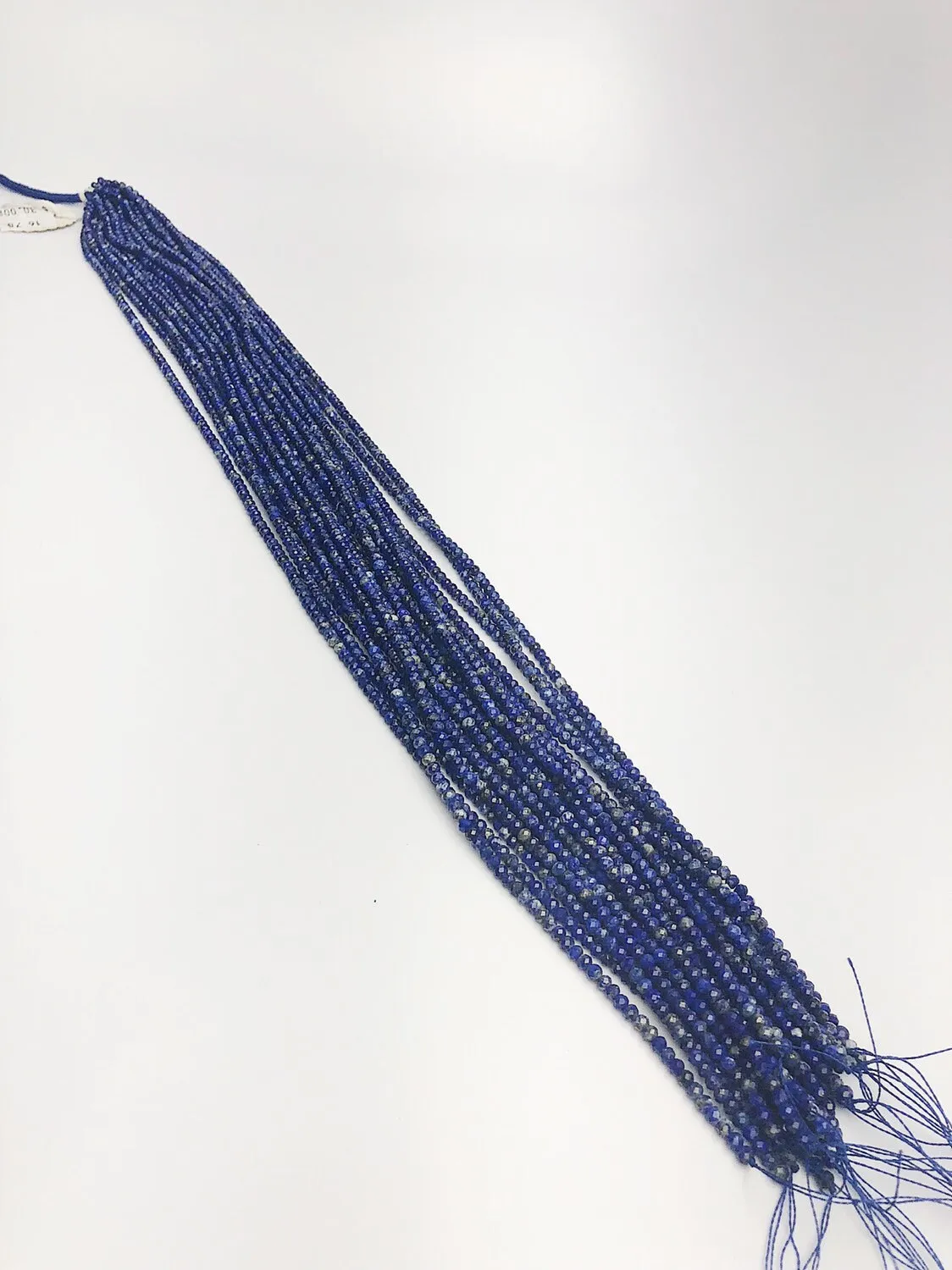 HALF OFF SALE - Blue Lapis Gemstone Beads, Full Strand, Semi Precious Gemstone, 15"