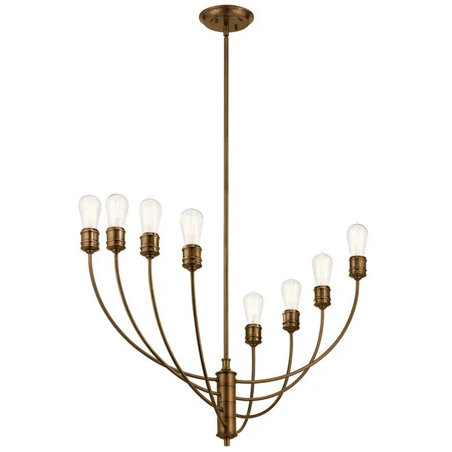 Hatton 30 In. 8 Lights Chandelier Bronze Finish