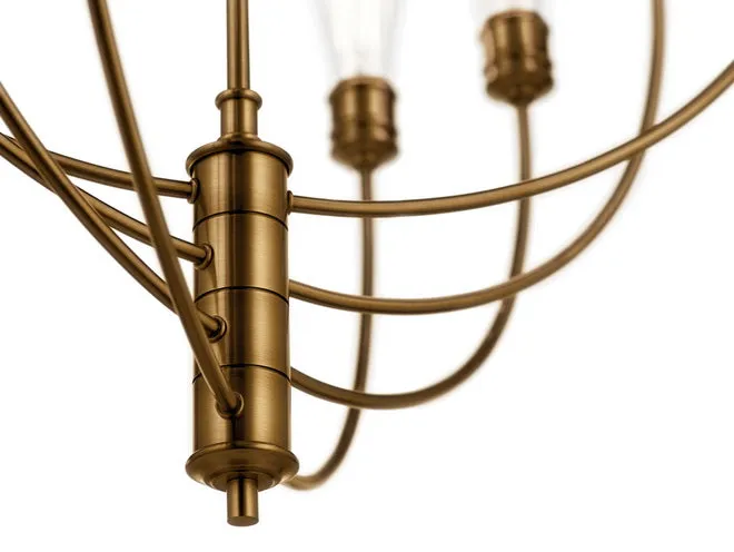 Hatton 30 In. 8 Lights Chandelier Bronze Finish