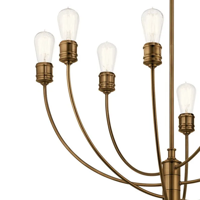 Hatton 30 In. 8 Lights Chandelier Bronze Finish