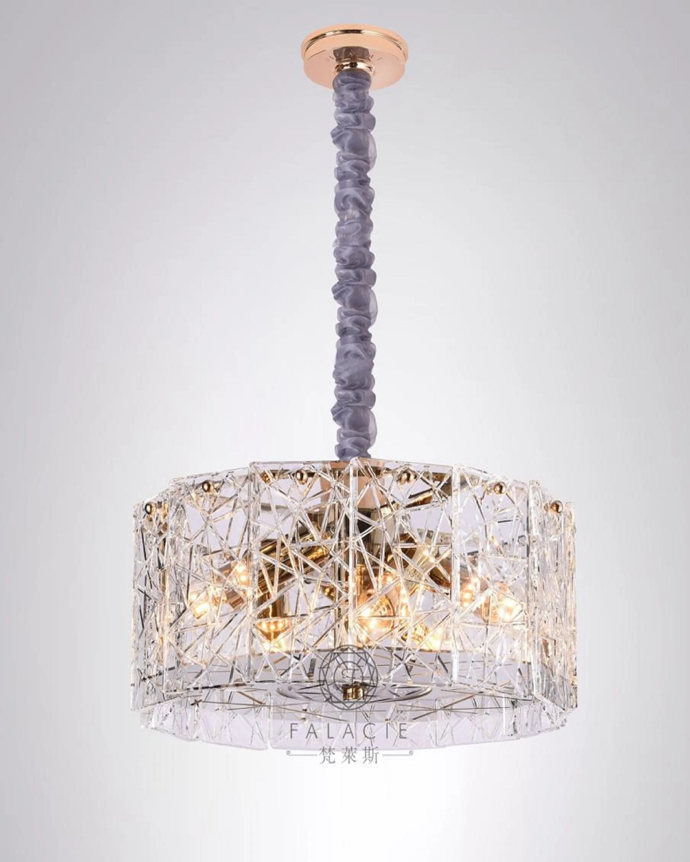 Kinabalu Classic Crystal Glass Chandelier Light