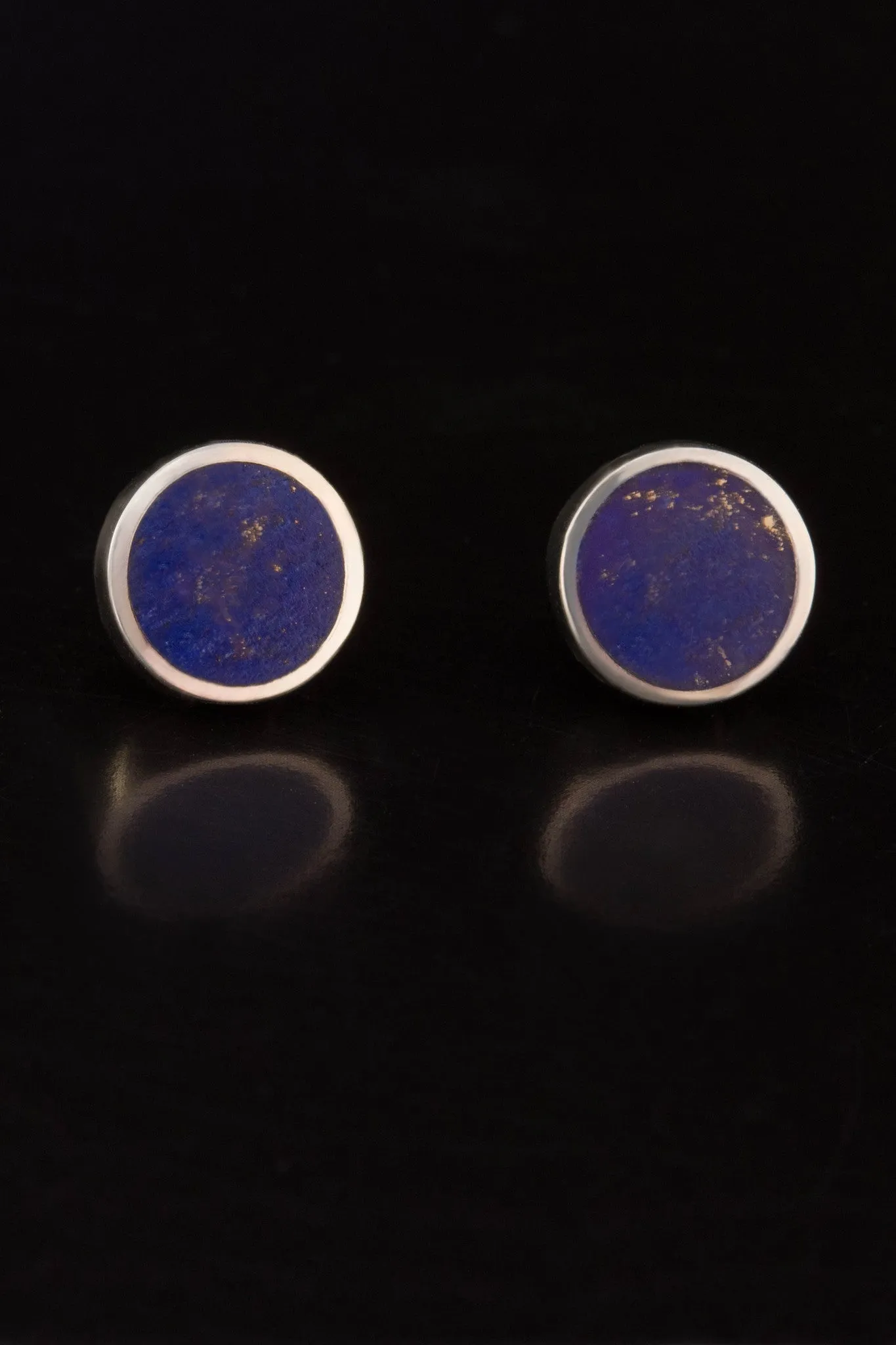 Lapis Lazuli and Sterling Silver Earrings