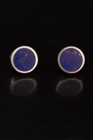 Lapis Lazuli and Sterling Silver Earrings